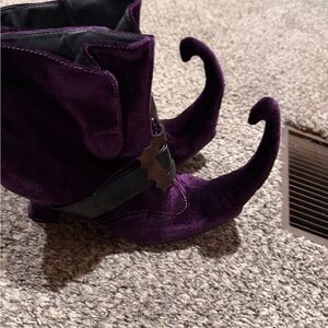 Witch Boots, high quality  Curled tip boots, costume, witch